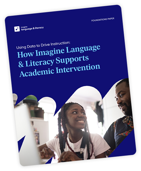 Cover page of an Imagine Language & Literacy research paper